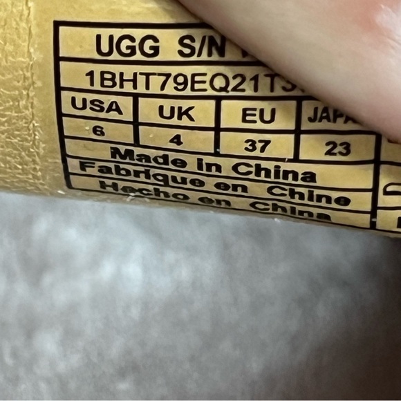 UGG Kaley Wisp Suede Shearling Flats Slippers Women’s Size 6 Pink Brand New - Picture 4 of 11